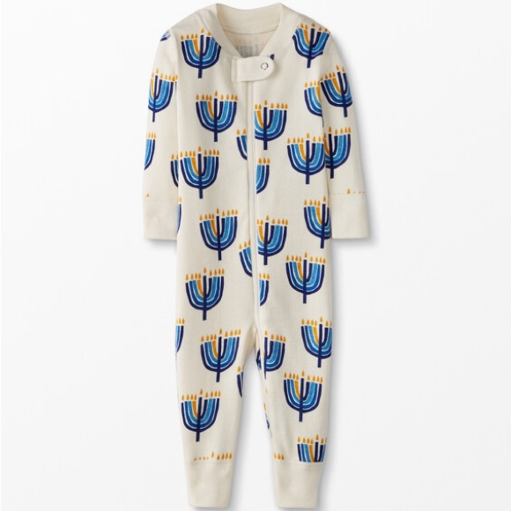 Hanna Andersson Blue Floral One Piece